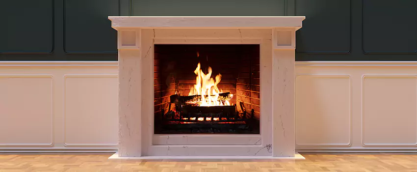 Open Flame Wood-Burning Fireplace Installation Services in Aurora, Illinois