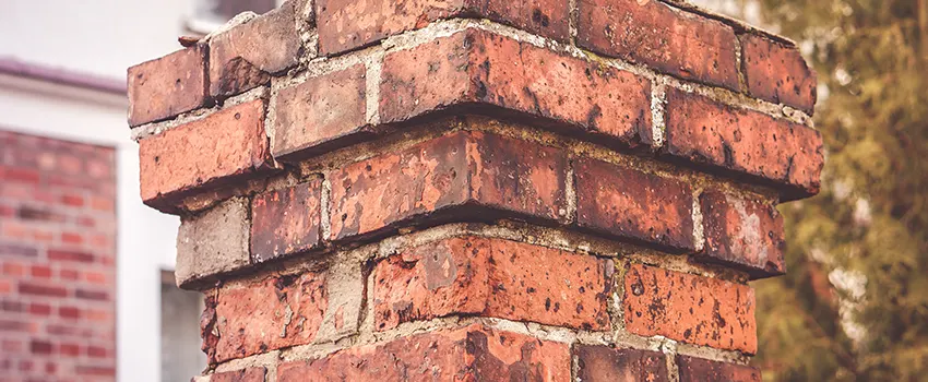 Cracked Chimney Bricks Repair Cost in Aurora, Illinois